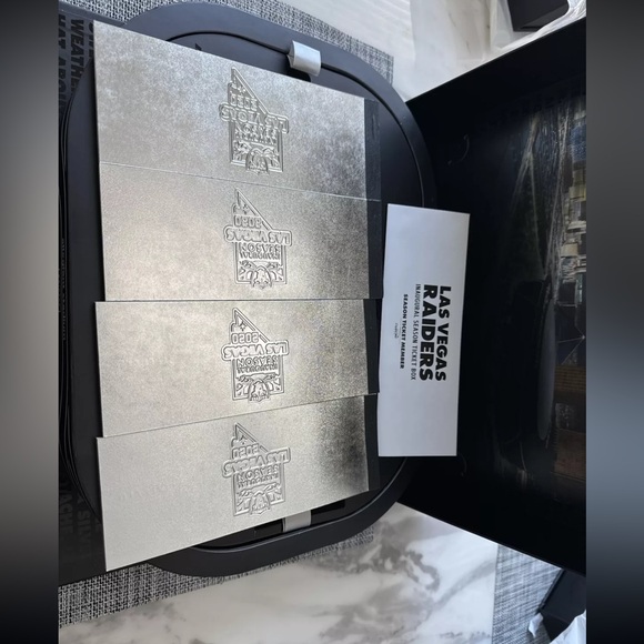 Las Vegas Raiders 2020 Allegiant Stadium Inaugural Season Ticket Gift Box - Picture 16 of 16
